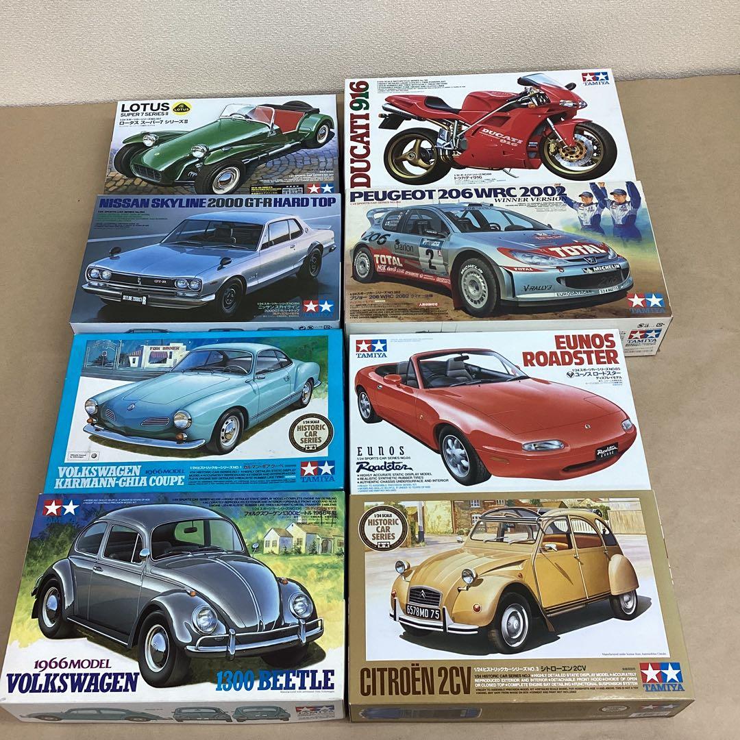 タミヤ 1/2 旧車・名車 8点セット ドゥカティ カルマンギアなど 未組立品