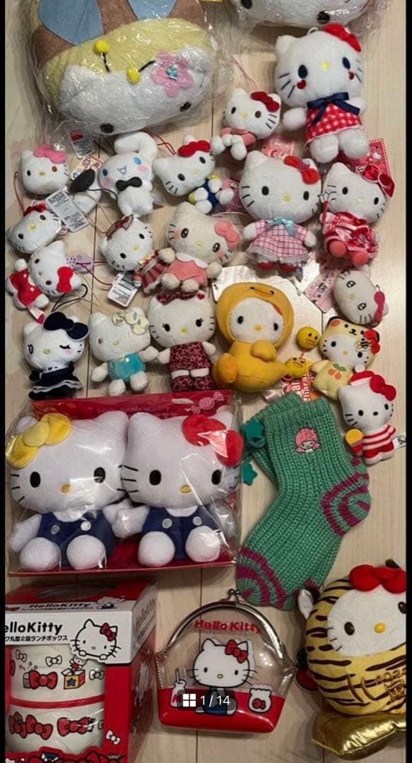 サンリオ キティ ぬいぐるみ マスコット ハローキティ 大量 まとめ売り 雑貨