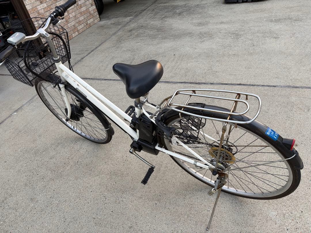 電動アシスト自転車 シティタイプ ホワイト