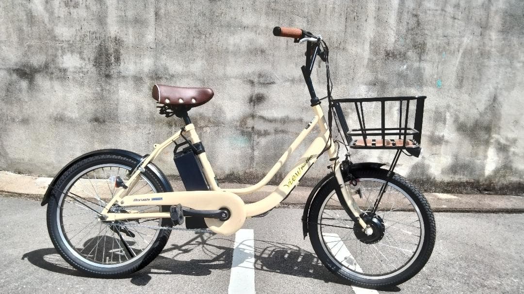 No 0901-2 電動自転車 丸石 ビューピッコリーノ 20インチ ベージュ