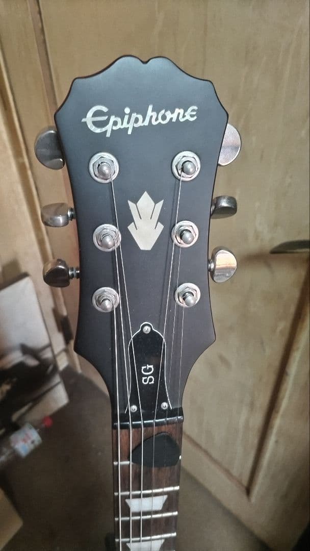 【マホガニー】Epiphone SG エレキギター バーガンディ(ワインレッド)