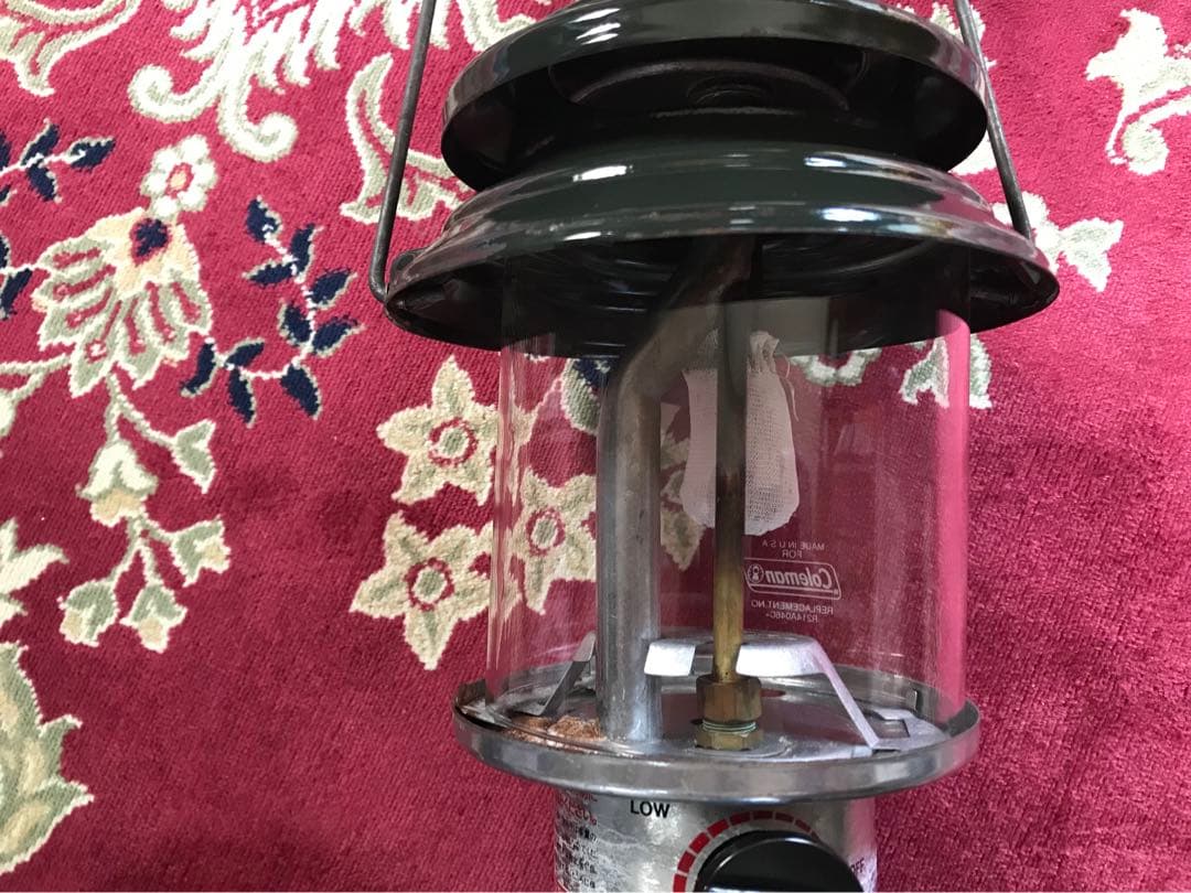 コールマン　ランタン　予備のガラス付き