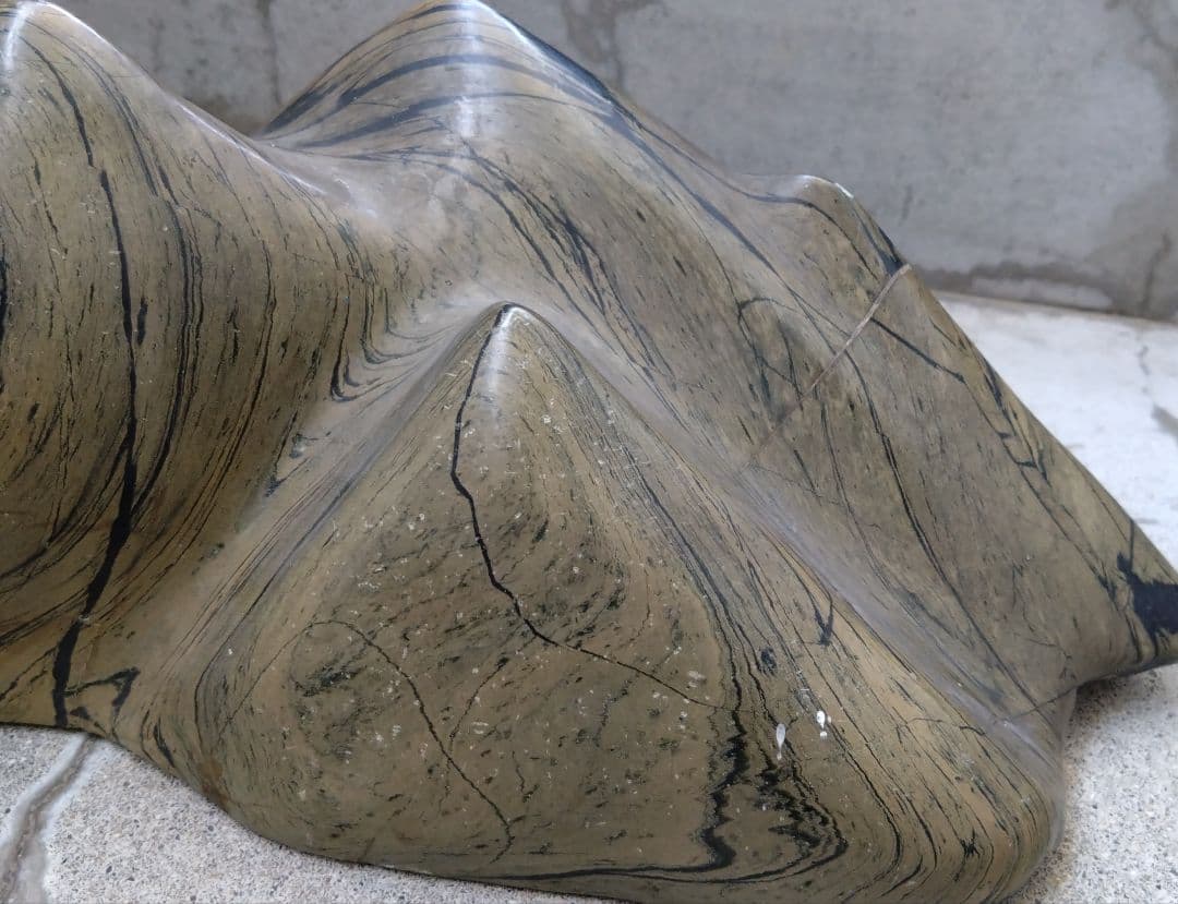 天然石　ブルーグレイ　大きめな　パワーストーン