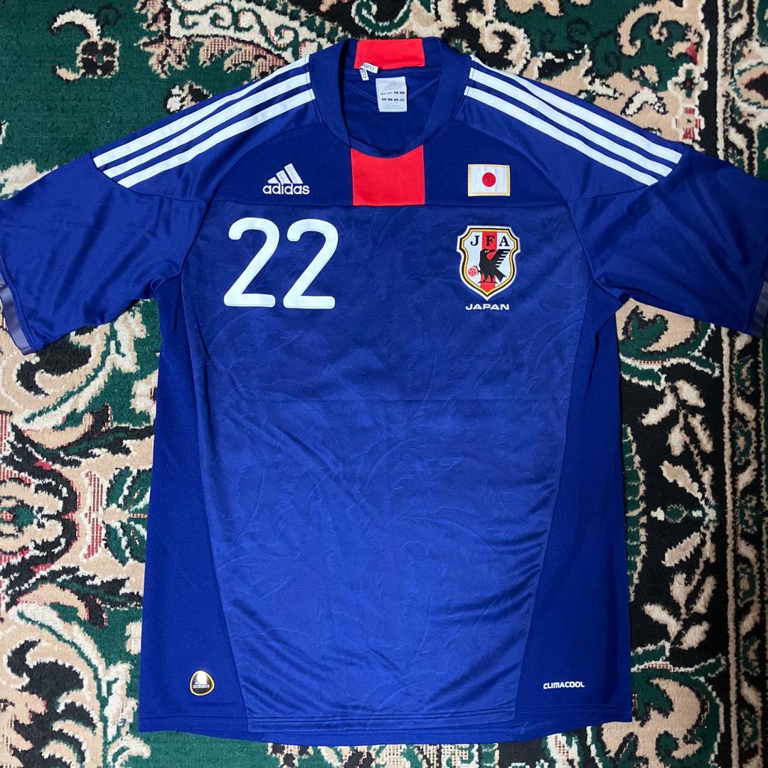 美品　アディダス　サッカー　ユニフォーム　XO 日本代表　中澤