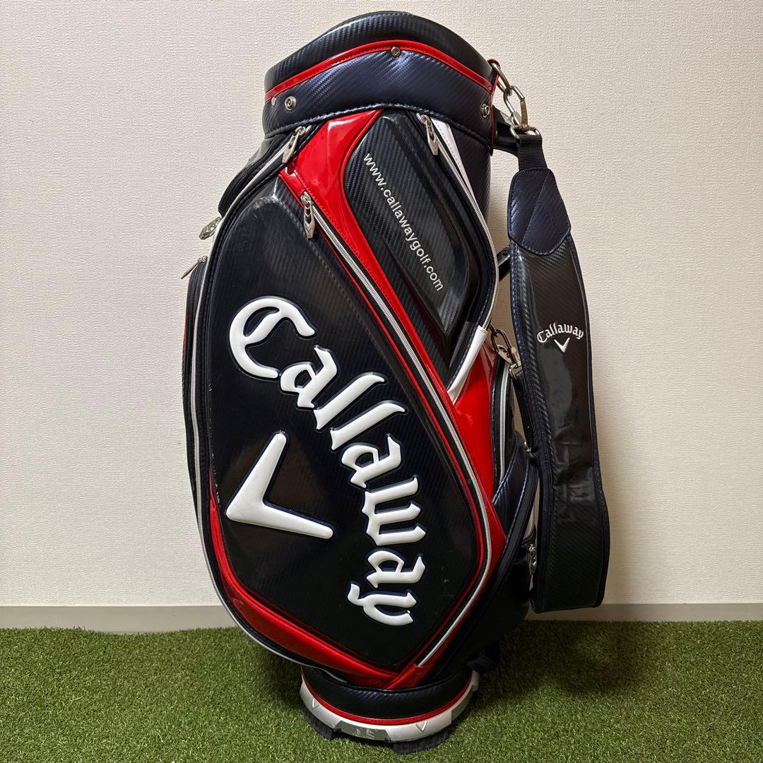 Callaway キャロウェイ キャディバッグ トリコロール 9型 カーボン調