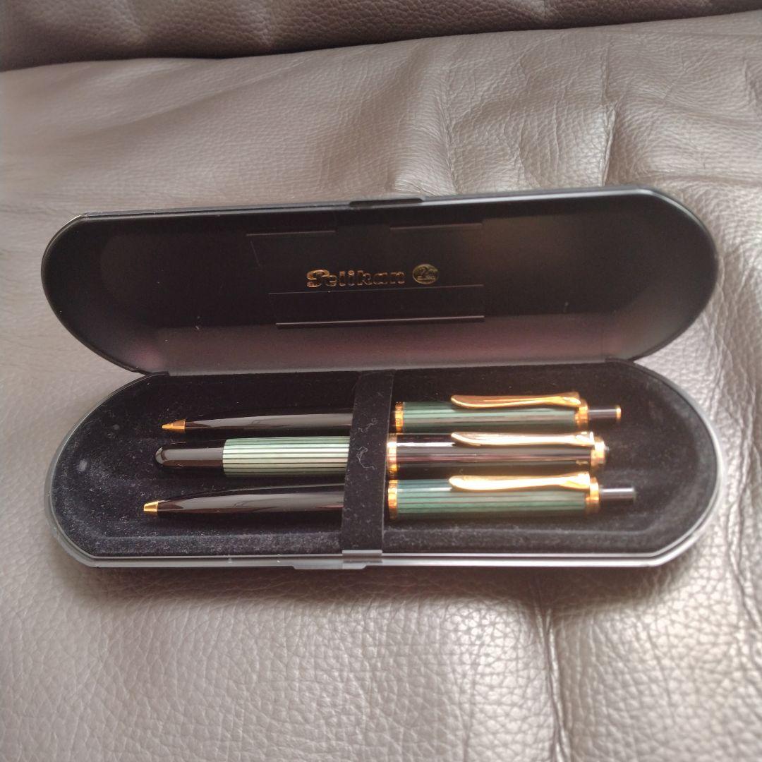 ペリカンスーベレーン3本セット（万年筆、ボールペン、シャープペン）
