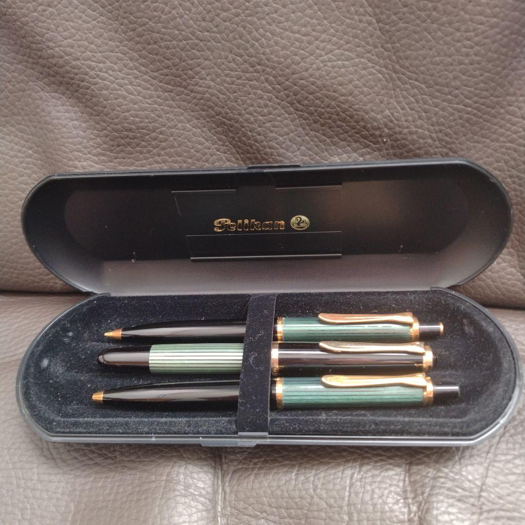 ペリカンスーベレーン3本セット（万年筆、ボールペン、シャープペン）