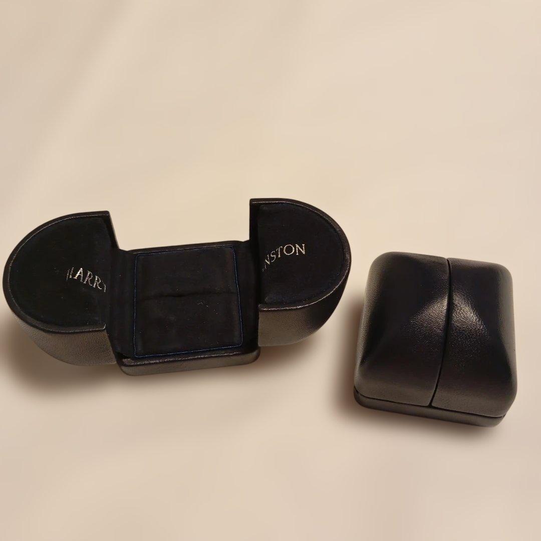 HARRY WINSTON 2 レザー ギフトボックス 黒