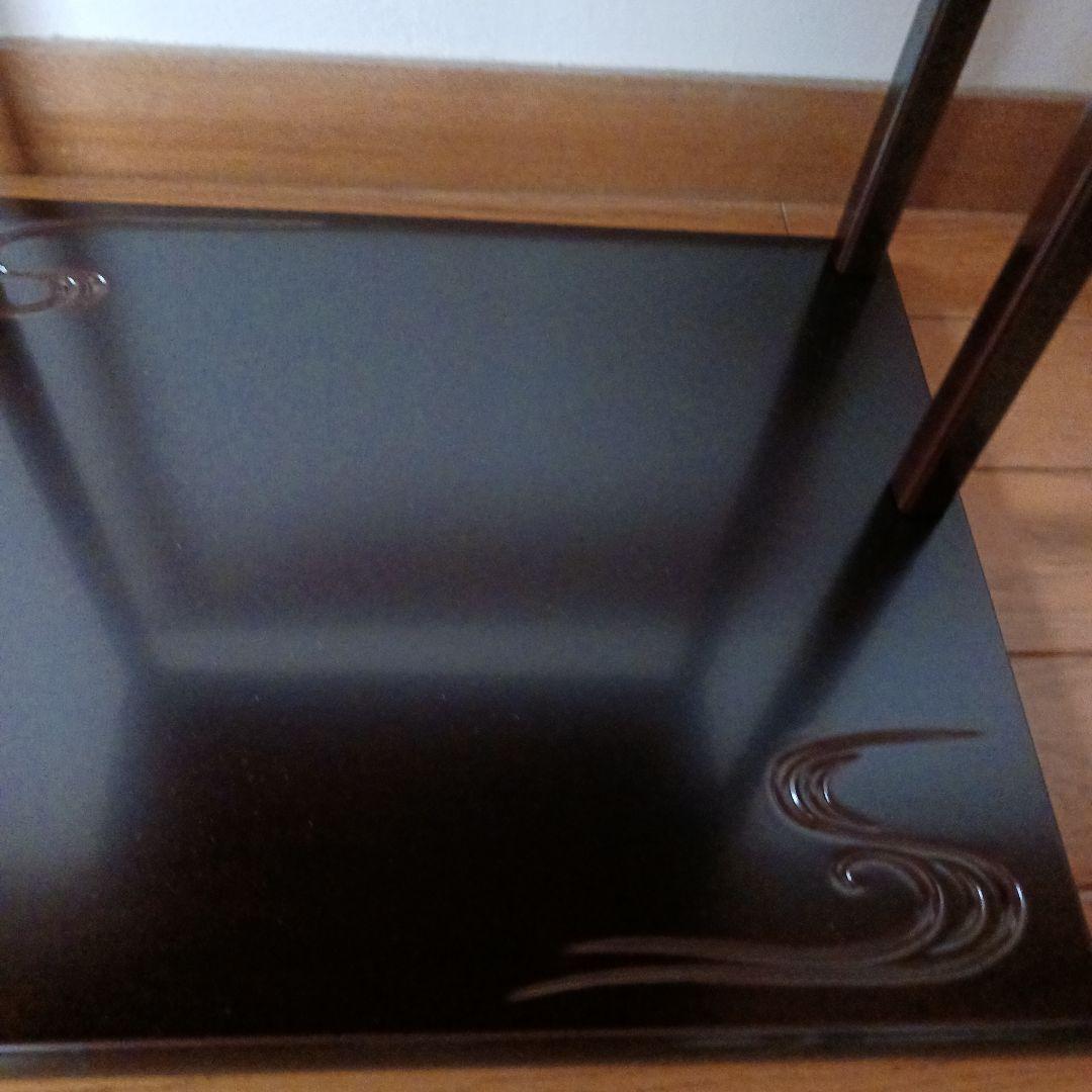 茶道具 鵬雲斎好 山雲棚 裏千家 共箱 共布 平安光入作