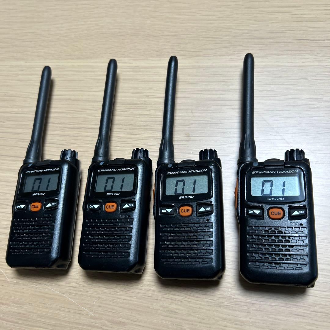 STANDARD HORIZON SRS 210 トランシーバー 4台マイク3台