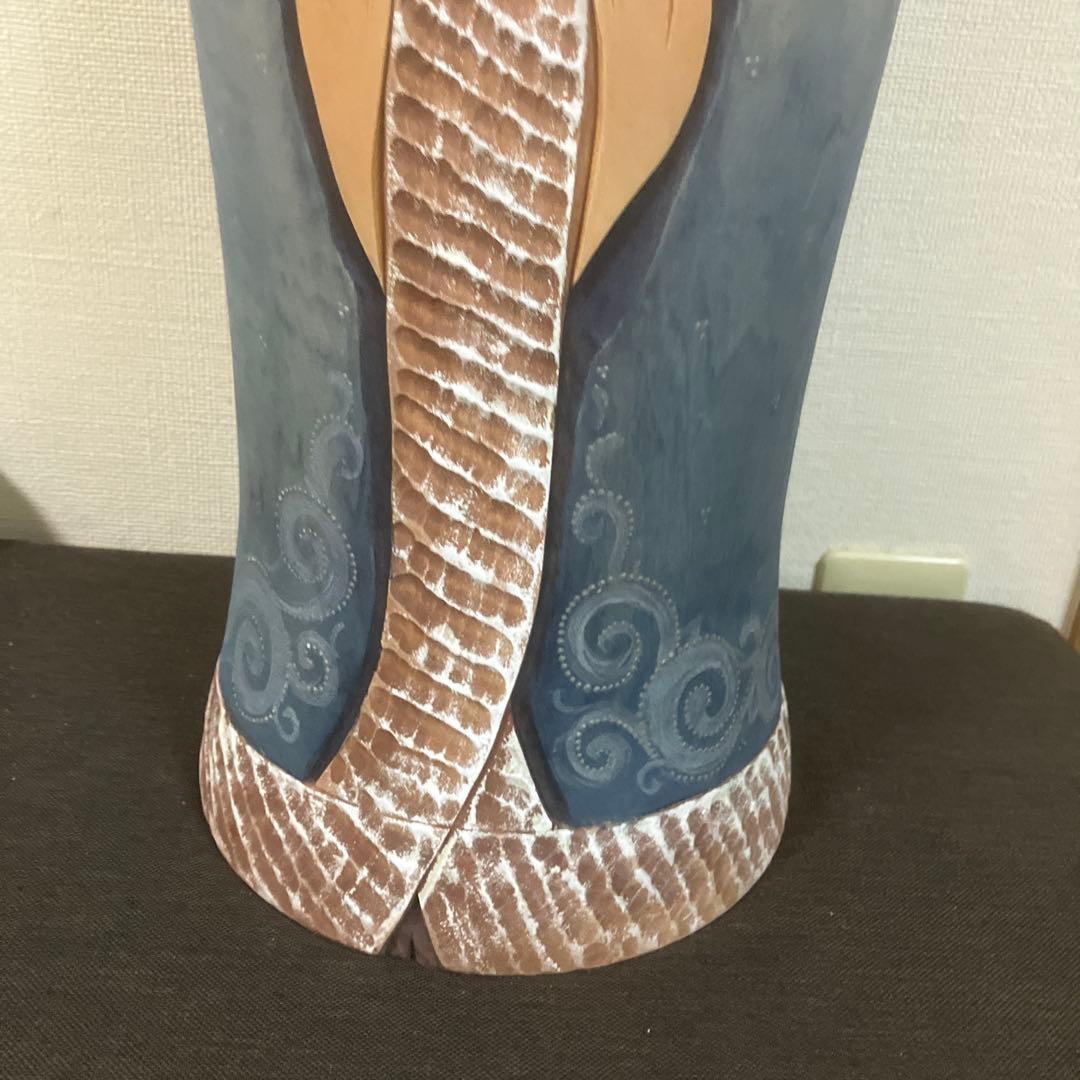 ロシア　大きな木製人形　雪精