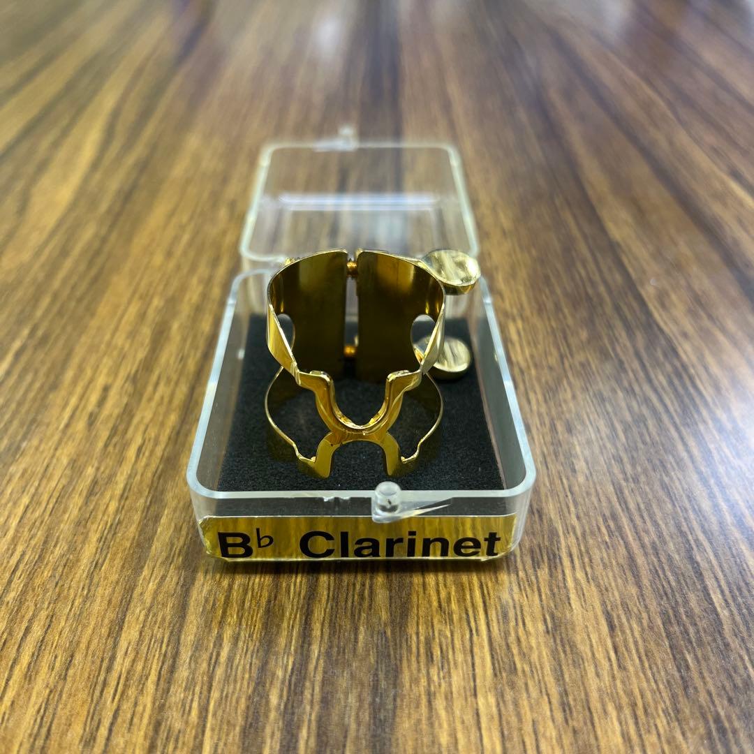 ハリソン クラリネットリガチャー金メッ キ