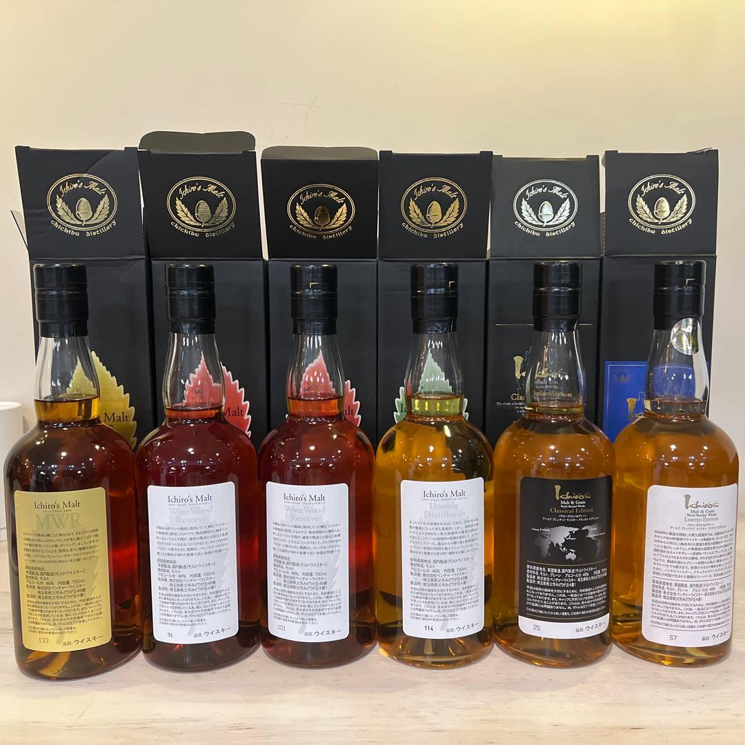 イチローズモルト リーフラベル 6本セット新品箱付き
