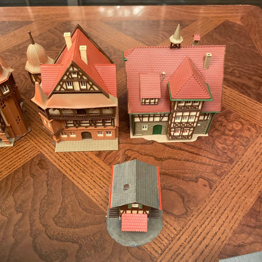 Nゲージ 欧州 建物模型　街並　14点まとめ　木組み　VOLLMER kibri
