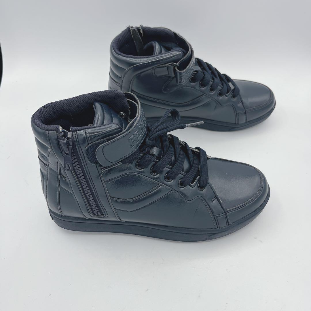 【超美品】パーリーゲイツ ハイカット レザーゴルフシューズ 24.0センチ