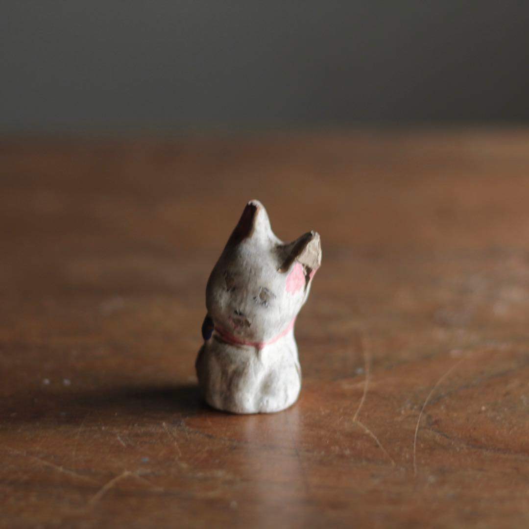 古い 土人形 猫 民芸 古道具 アンティーク 練り人形？