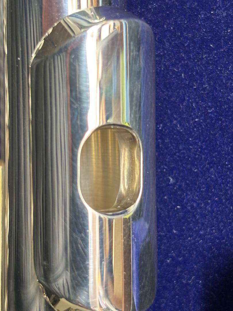 頭部菅銀製アルトフルート