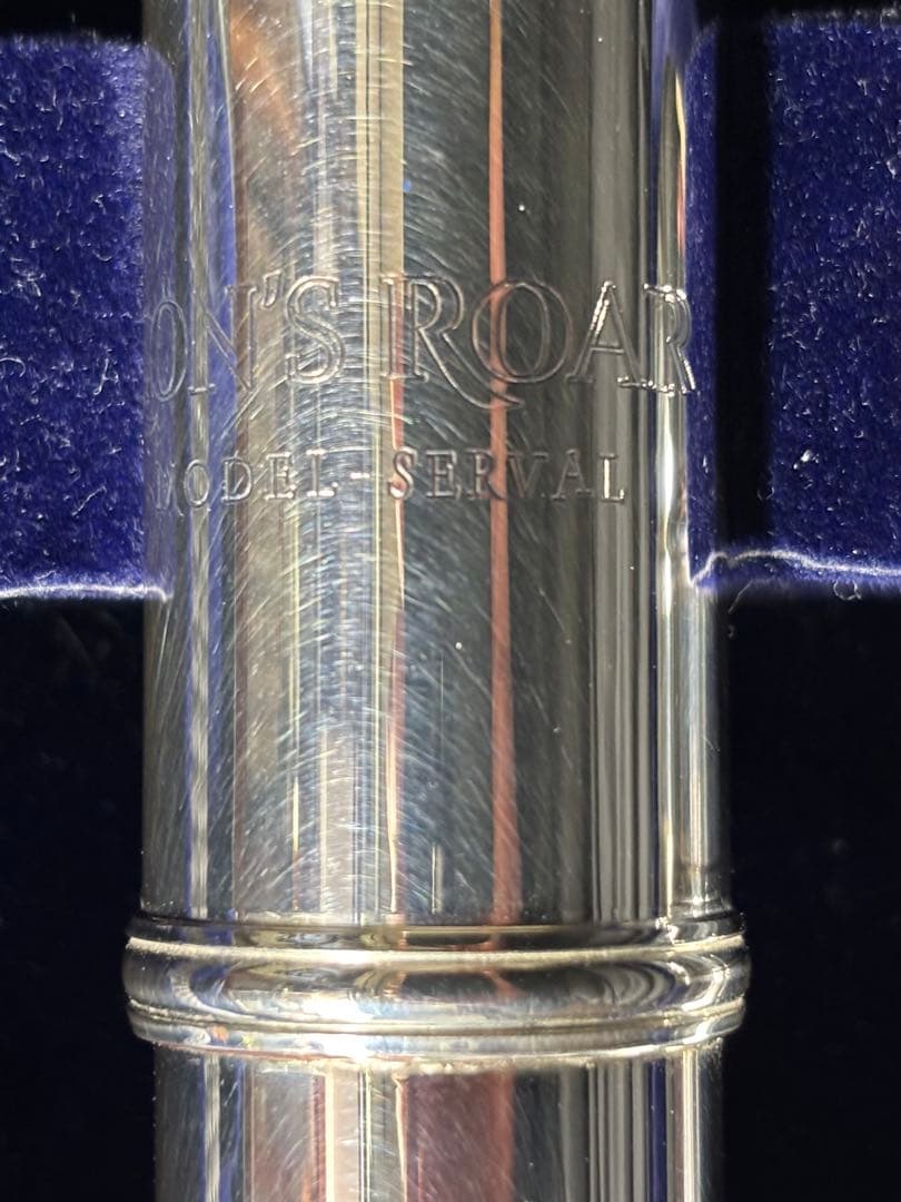 頭部菅銀製アルトフルート