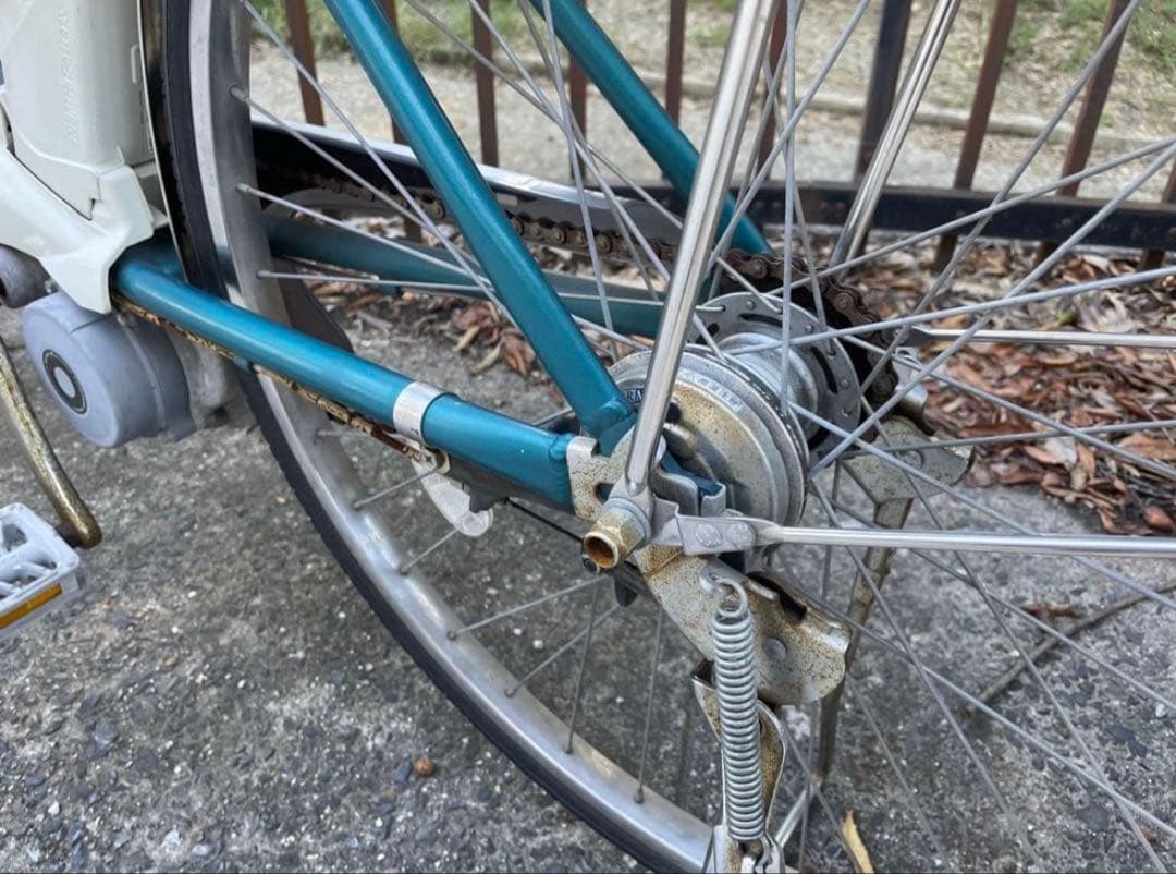 兵庫 電動アシスト自転車 青色 Ni-MHバッテリー