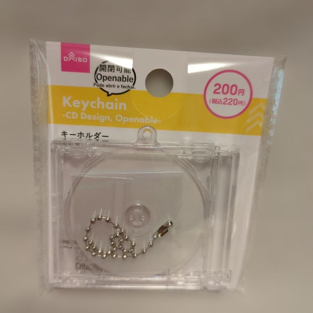 CD風キーホルダー　ダイソー　 3個セット DAISO