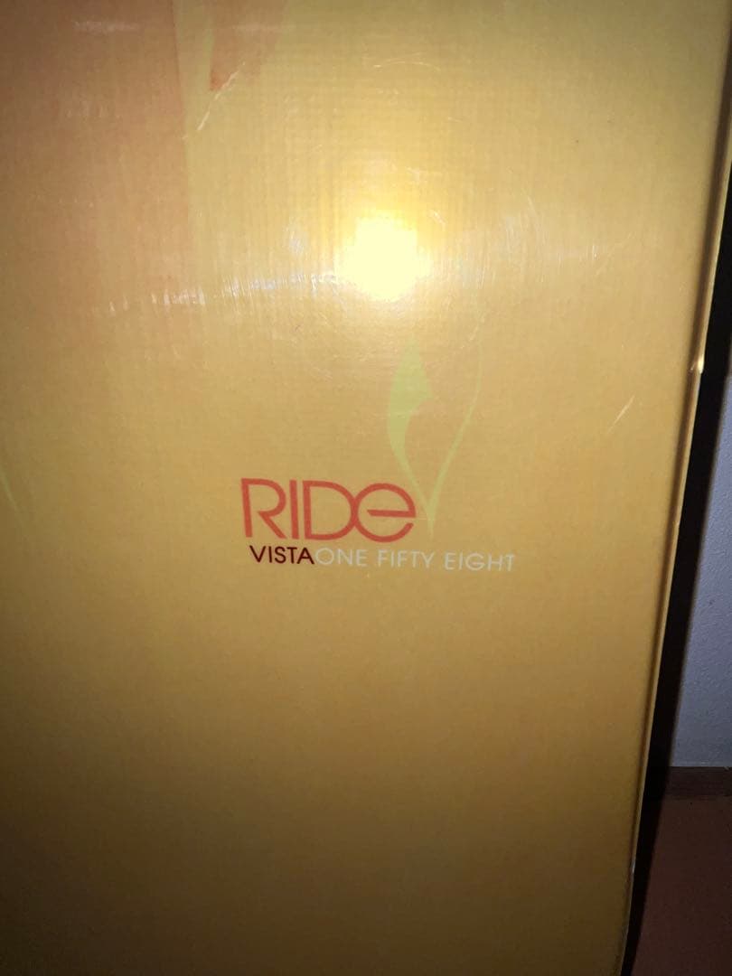 RIDE VISTA スノーボード 板のみ ゴールド アートグラフィック