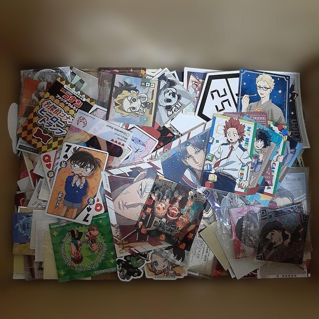 アニメ・マンガ・キャラクター　紙類　シール　ステッカー　ミニカード　まとめ売り