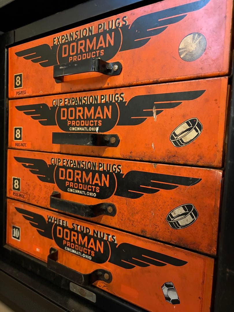 DORMAN パーツキャビネット　1950年代ヴィンテージ
