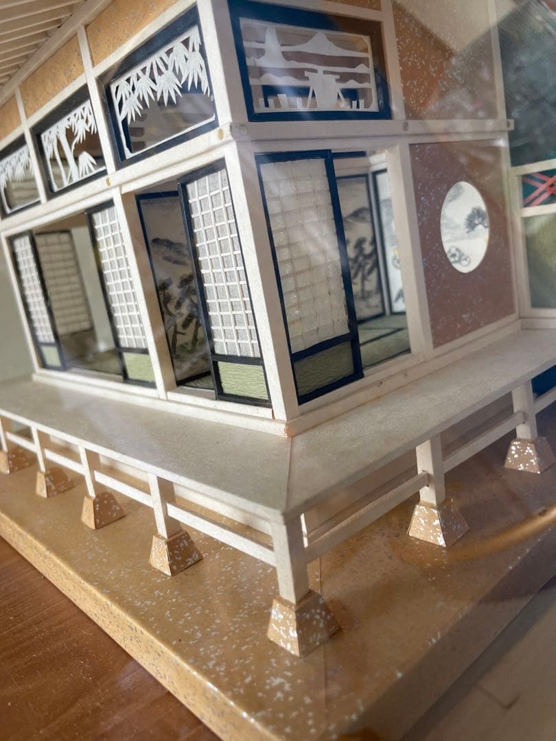 熊本伝統工芸 山鹿灯籠 肥後山鹿 和紙の芸術 和室 床の間 茶道室 正月 照明付