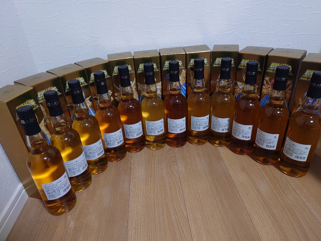 更に値下げ聖闘士星矢ウィスキーゴールド聖闘士シリーズ12本コンプリートセット