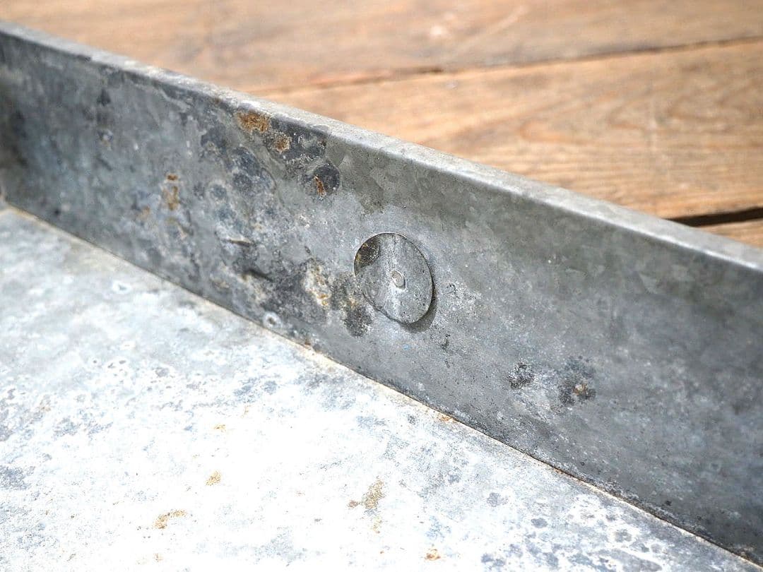 1366 昭和レトロなブリキのガラスケース　飾り棚　駄菓子屋　陳列棚　ビンテージ