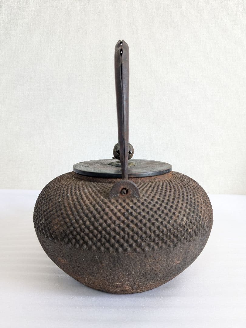 龍文堂 あられ 鉄瓶 ヴィンテージ