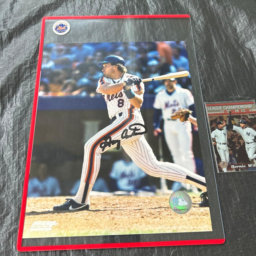 MLB   ゲーリーカーター　直筆サイン入りフォト　ニューヨークメッツ