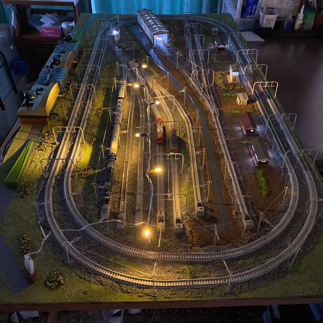 nゲージジオラマ 複線と車両基地と保線区