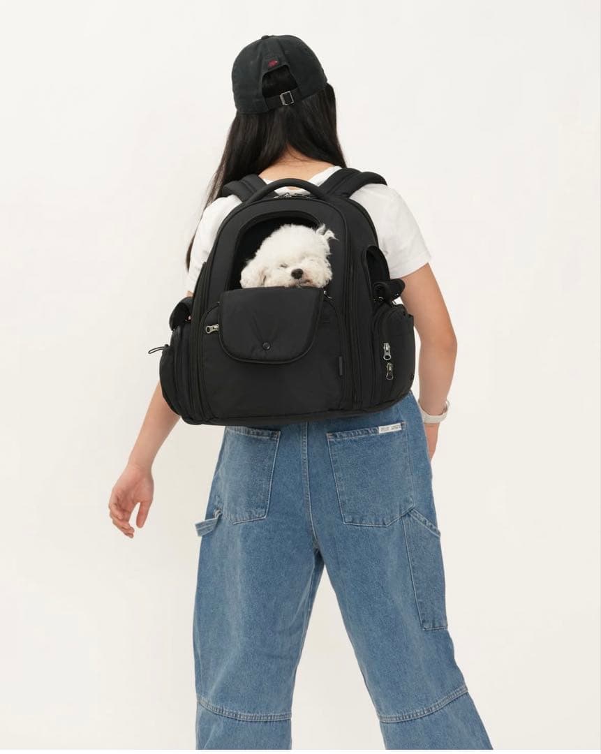 SSOOOK ブラック犬用キャリーバッグ