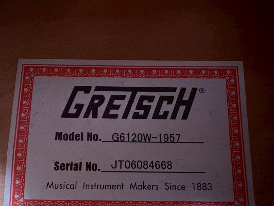 ギター Gretsch G6120W-1957