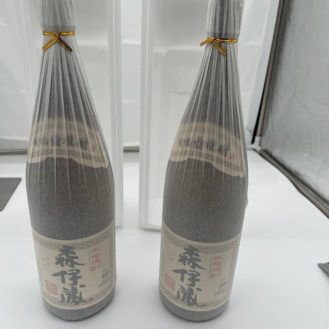 【未使用】【未開封】森伊蔵一升 1800ml2本セット 本格焼酎 化粧箱付