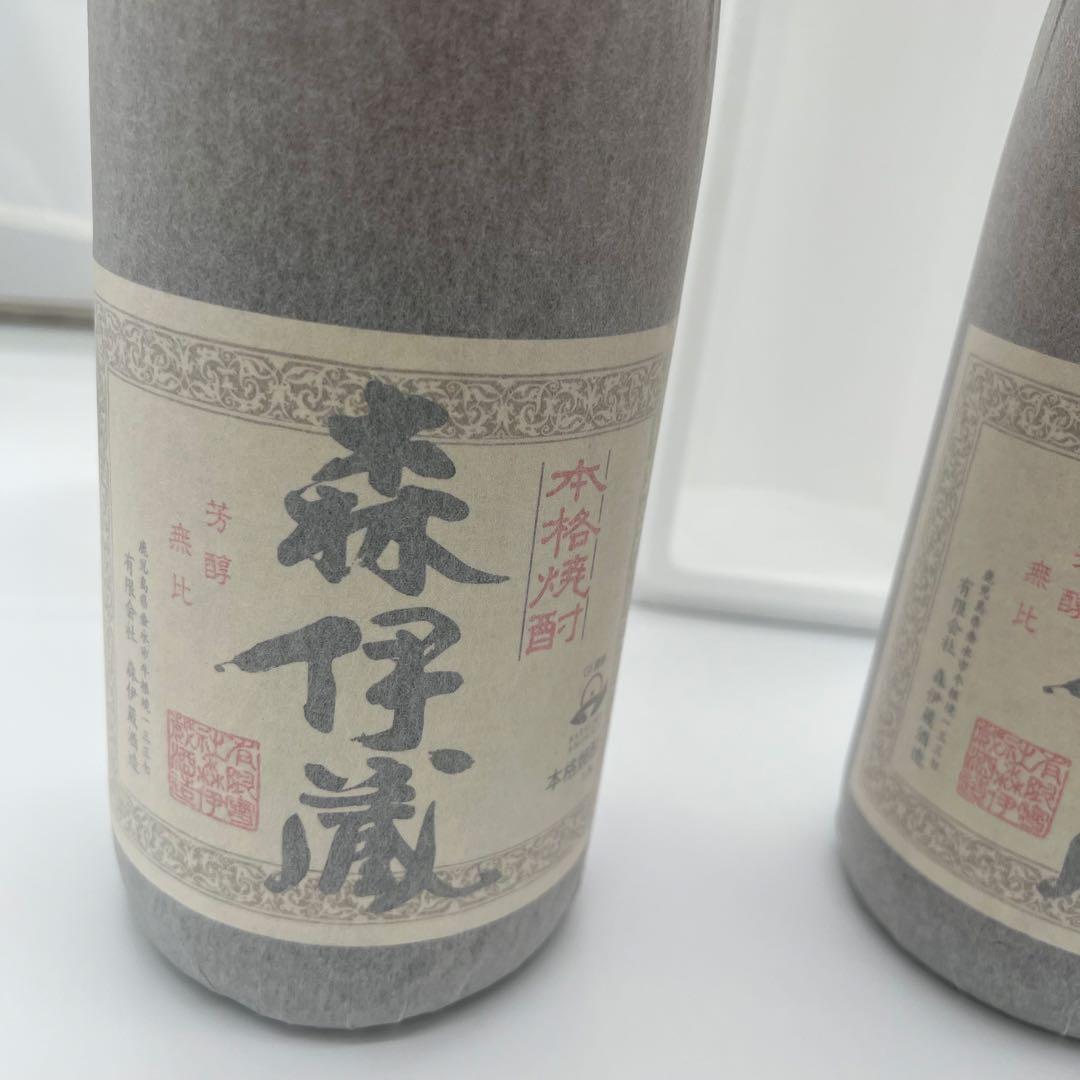 【未使用】【未開封】森伊蔵一升 1800ml2本セット 本格焼酎 化粧箱付