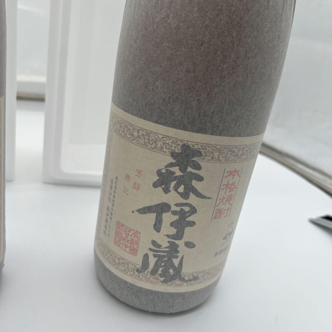 【未使用】【未開封】森伊蔵一升 1800ml2本セット 本格焼酎 化粧箱付