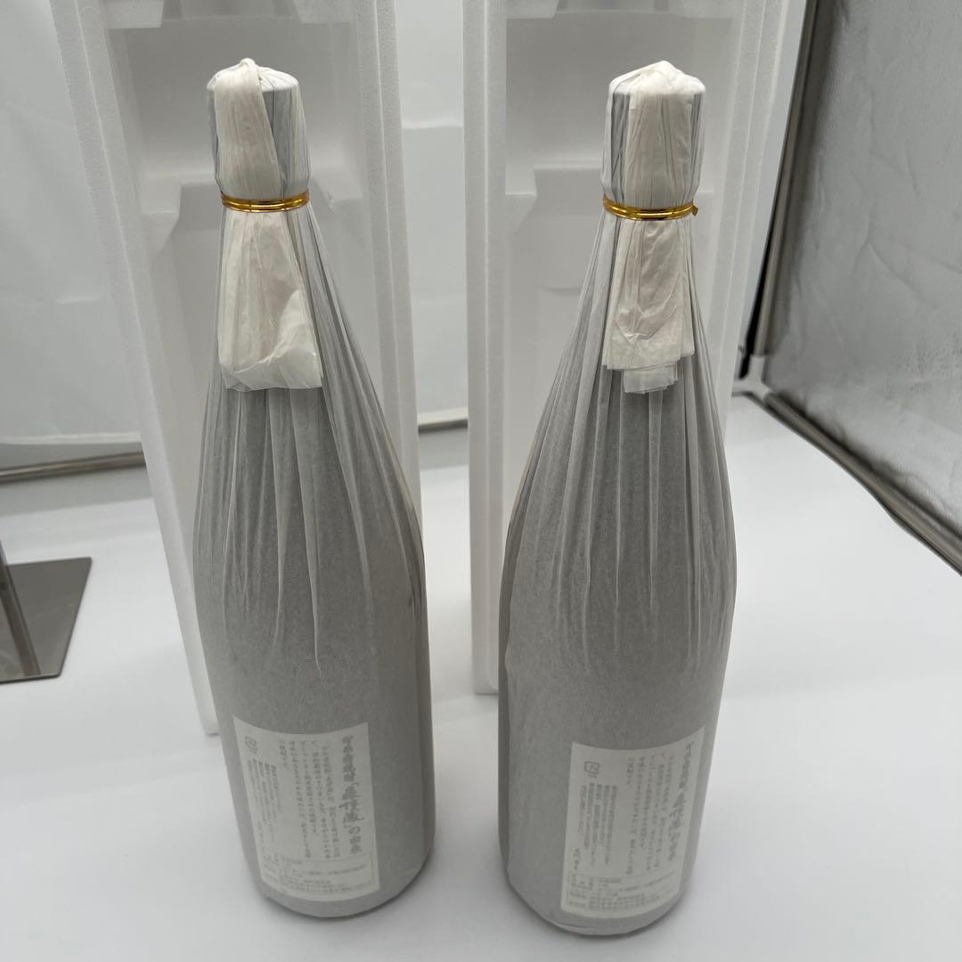 【未使用】【未開封】森伊蔵一升 1800ml2本セット 本格焼酎 化粧箱付