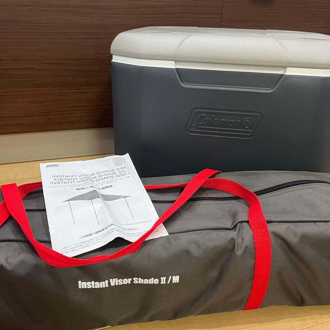 Colemanインスタントバイザーシェード /250+ クーラーボックス