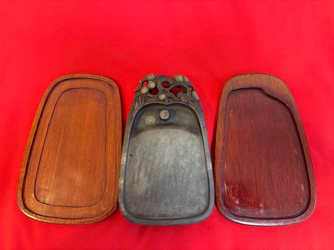 書道具 ★☆ 硯 古硯 端渓硯 すずり 中国美術 書道 端溪 雲龍紋硯 端溪硯