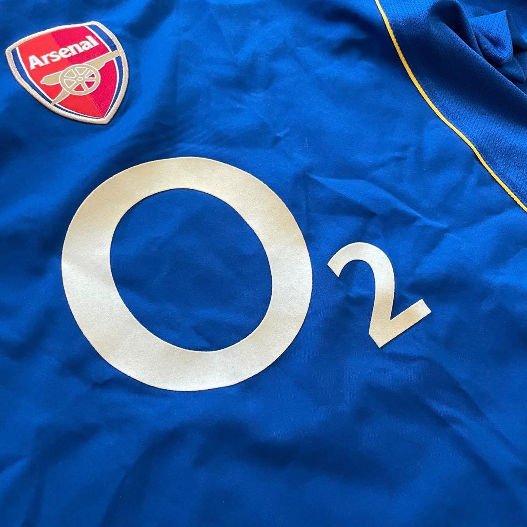 00s Arsenal Nike ゲームシャツ O2 アウェイ ブルー XL