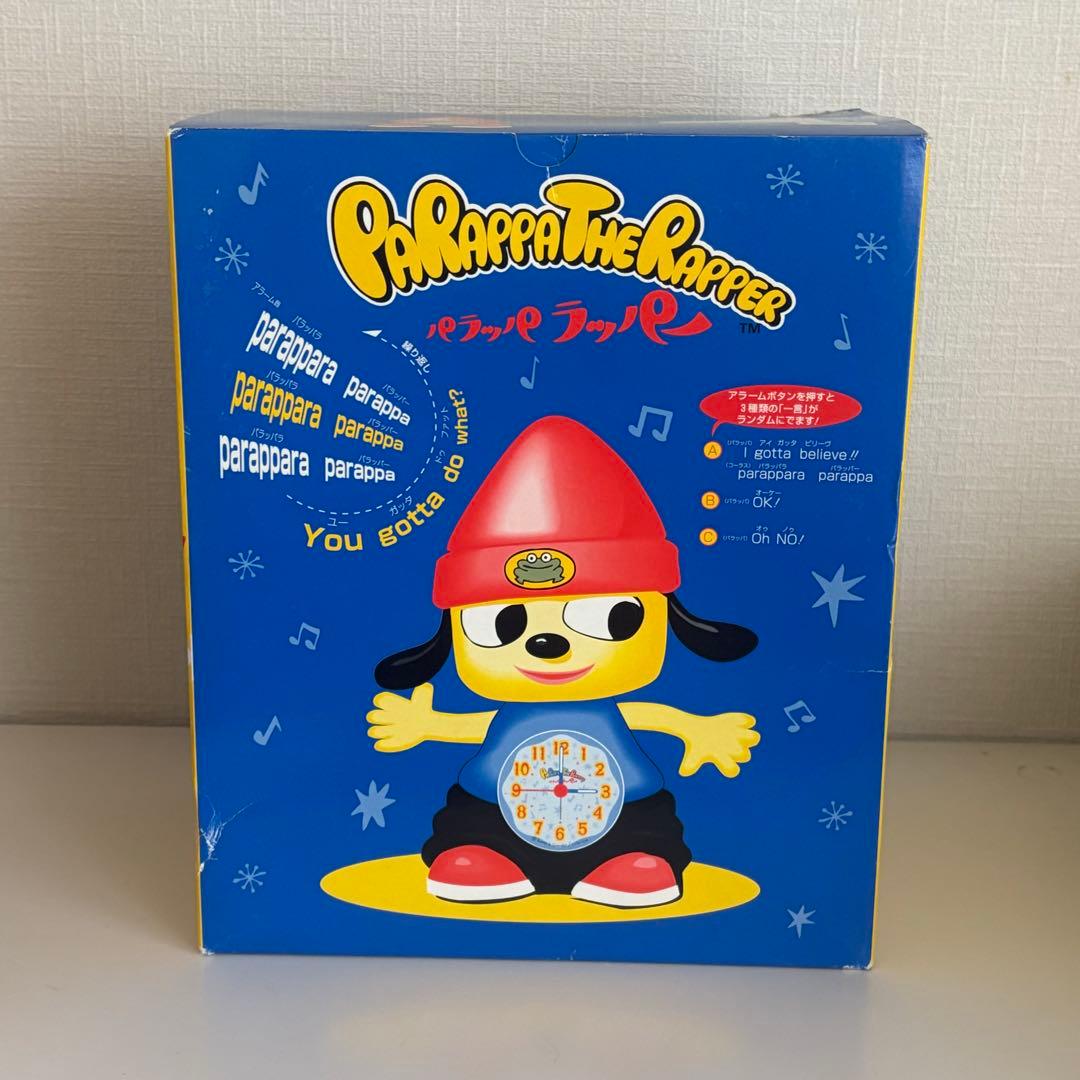 パラッパラッパー 目覚まし時計 完動品