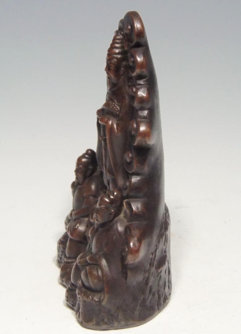 出羽三山像 置物 古備前 骨董品 備前焼 レア古備前・レア備前焼