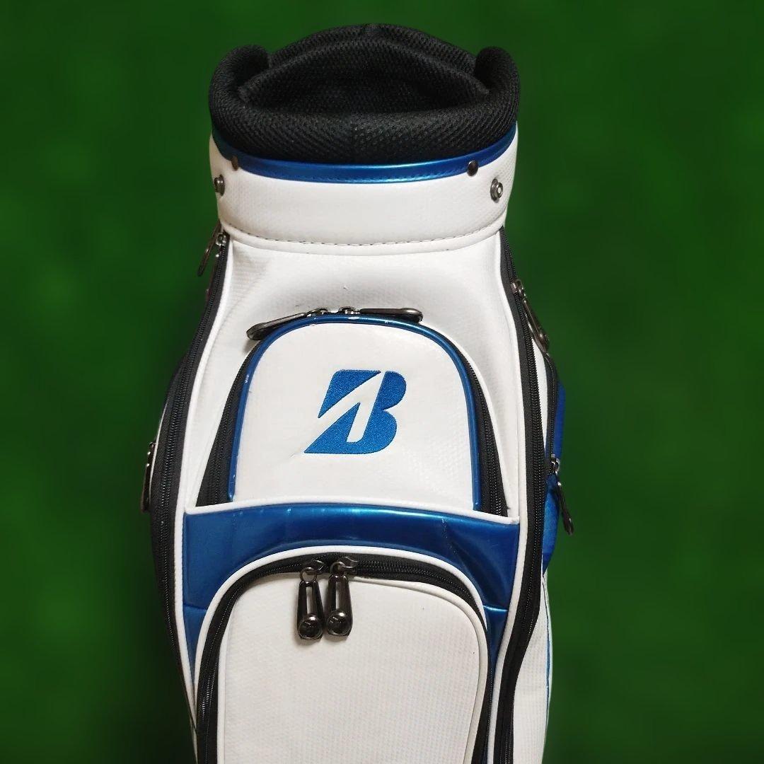 BRIDGESTONE ゴルフバッグ ホワイト/ブルー　int