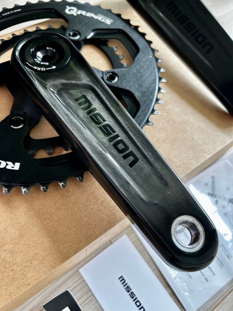 MISSION カーボンクランク 167.5mm チェーンリング無し