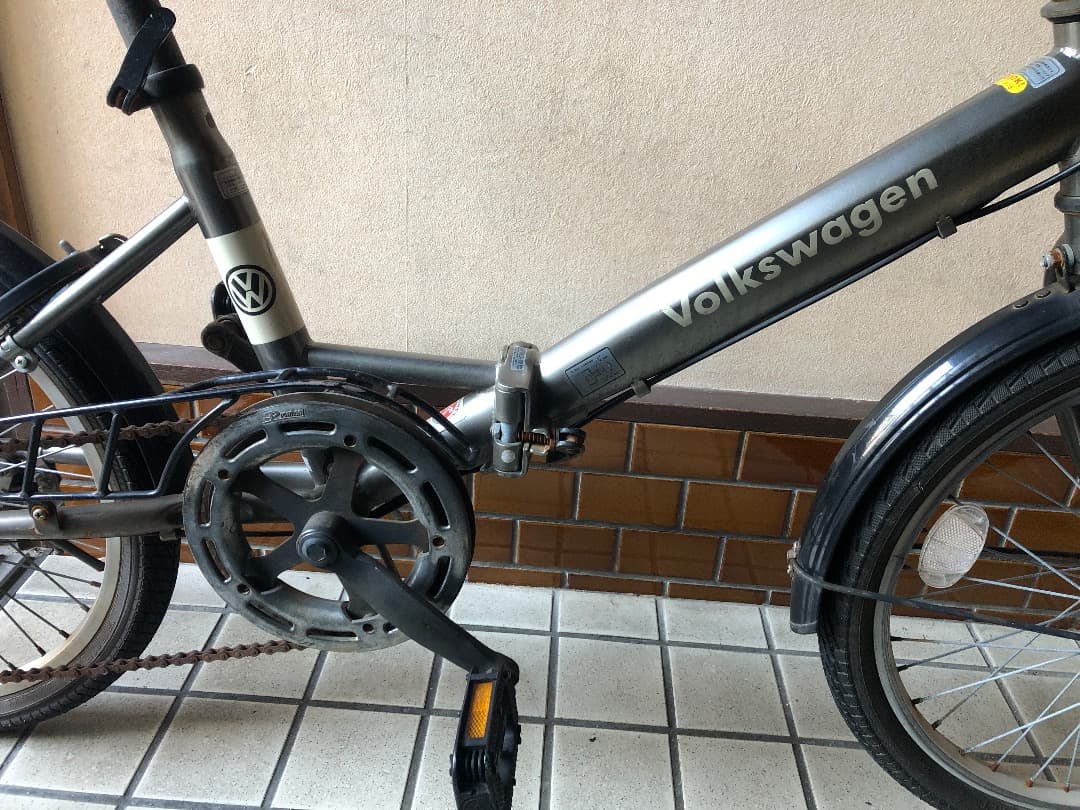 発送不可 【尼崎近辺】 フォルクスワーゲン 折りたたみ自転車 タイヤ小径