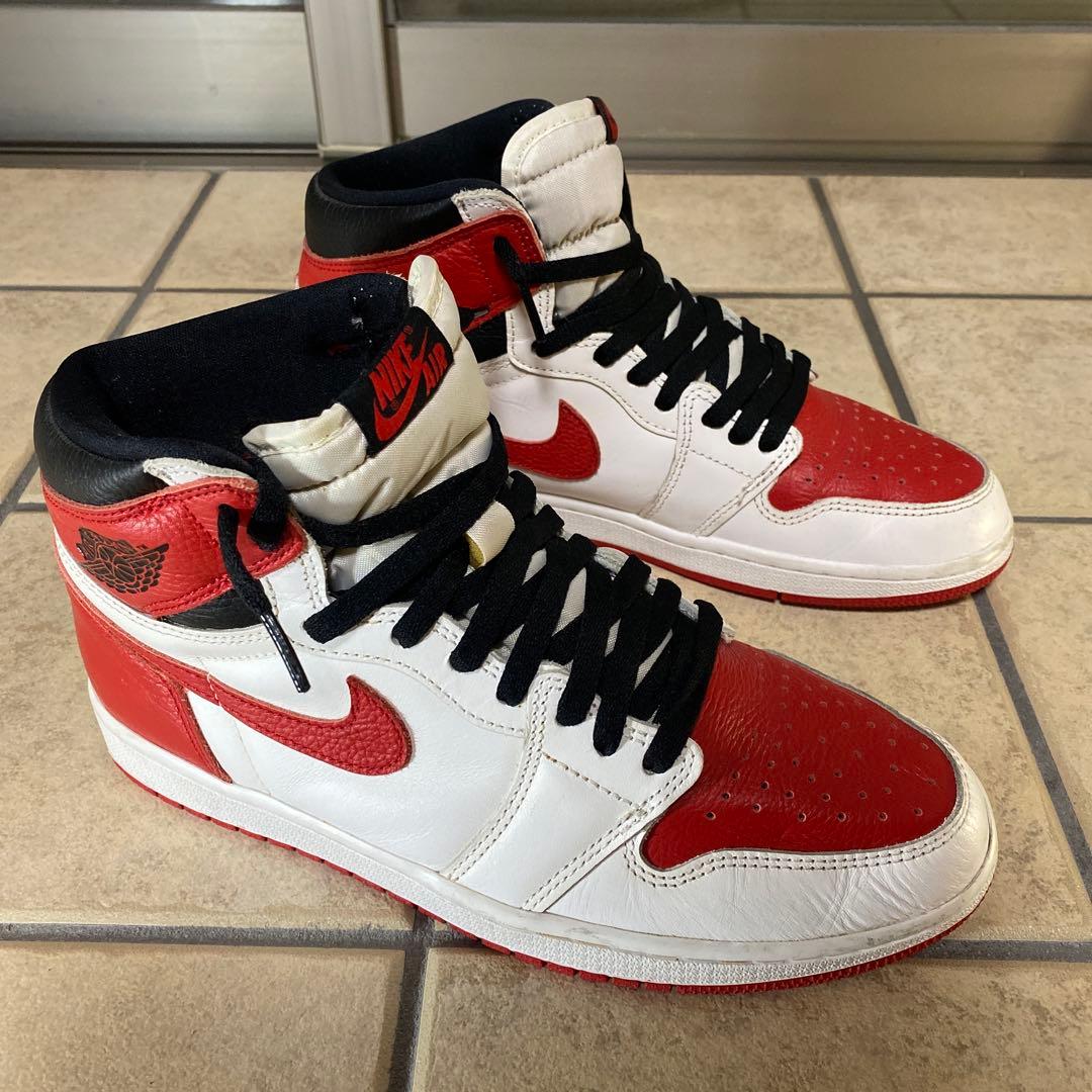 シューズ(男性用) NIKE AIR JORDAN 1 RETRO HIGH OG HERITAGE