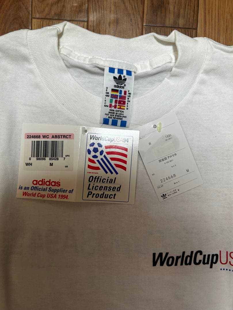 94年W杯 adidas USA製 L デッドストック 激レア