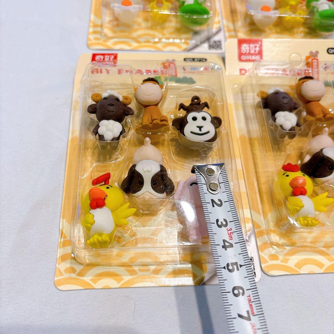☆鉛筆消しゴム パズル 消しゴム 取り外し可能 DIY消しゴム かわいい